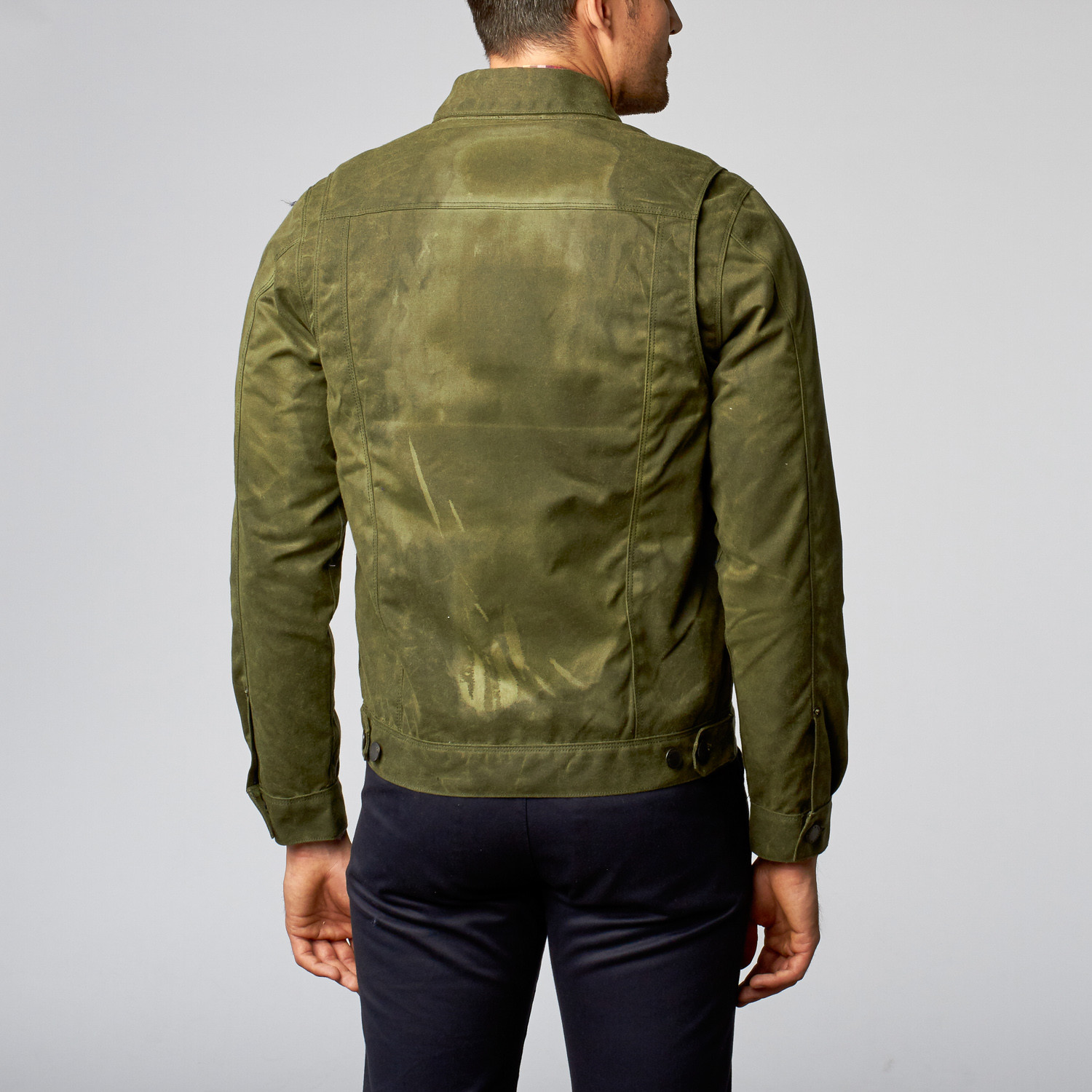 Waxed Rider's Jacket // Olive (S) - Freenote Clothing - Touch of Modern