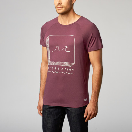 MTN Waves Tee // Flint (S)