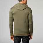 Gefo Half Zip Hoodie // Olive (M)