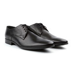 Domeno // Genuine Leather Derby // Black (Euro: 42)