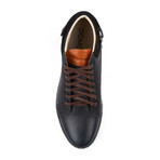 Genuine Grain Leather Dress Shoe // Navy (Euro: 39)