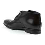 Genuine Grain Leather Shoe // Black