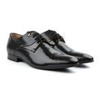 Domeno // Genuine Leather Brogue Shoe // Black (Euro: 40)