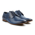 Genuine Grain Leather Derby // Navy (Euro: 40)