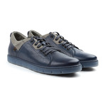 Domeno // Genuine Grain Leather Shoe // Blue (Euro: 41)