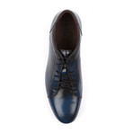 Genuine Grain Leather Dress Shoe // Dark Blue (Euro: 43)