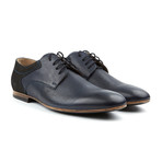 Genuine Grain Leather Oxford // Dark Blue + Black (Euro: 42)