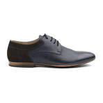 Genuine Grain Leather Oxford // Dark Blue + Black (Euro: 42)