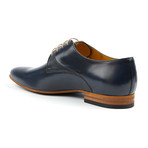 Genuine Grain Leather Derby // Dark Blue (Euro: 42)