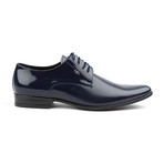 Genuine Grain Leather Shoe // Navy