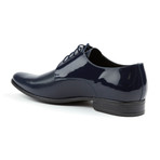 Genuine Grain Leather Shoe // Navy