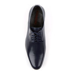 Genuine Grain Leather Shoe // Navy