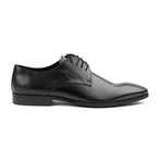 Domeno // Genuine Grain Leather Derby // Black  (Euro: 42)