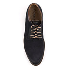 Genuine Grain Leather Boot // Navy + Brown (Euro: 39)