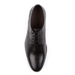 Genuine Grain Leather Oxford // Black (Euro: 45)