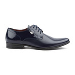 Genuine Grain Leather Oxford // Navy (Euro: 39)