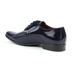 Genuine Grain Leather Oxford // Navy (Euro: 39)