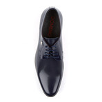 Genuine Grain Leather Oxford // Navy (Euro: 44)