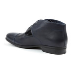 Genuine Grain Leather Boot // Navy (Euro: 40)