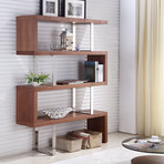 Scala Collection // Bookcase (Walnut Veneer)