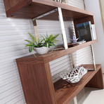 Scala Collection // Bookcase (Walnut Veneer)