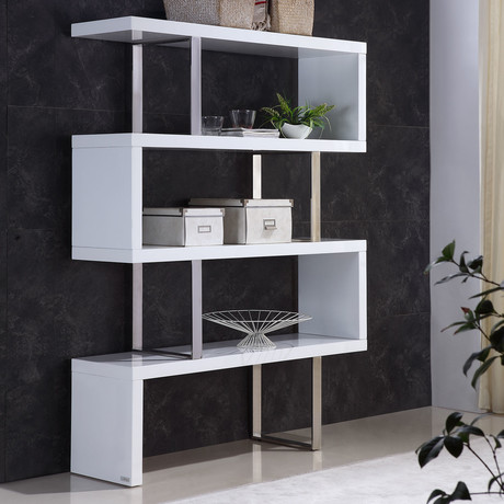 Scala Collection // Bookcase (High Gloss White)