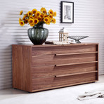 Dolce Collection // Dresser (Walnut Veneer)