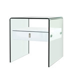 Bari Collection // Nightstand + End Table (High Gloss Black)