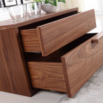 Dolce Collection // Nightstand + End Table // Walnut (Left Side)