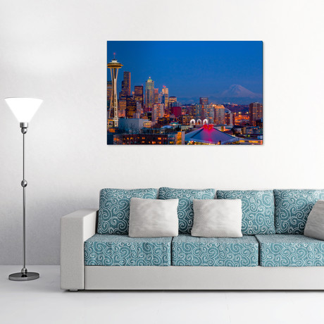 Seattle Skyline at Night (Single)