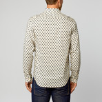 Motif Long-Sleeve Shirt // Beige (XL)