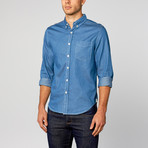 Polka Dot Shirt // Indigo (M)