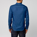 Doubled Faced Shirt // Indigo (L)