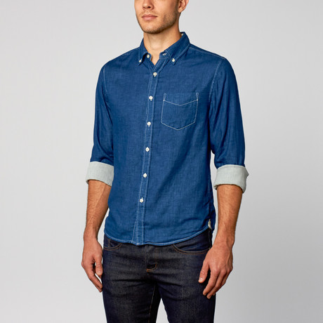 Doubled Faced Shirt // Indigo (S)