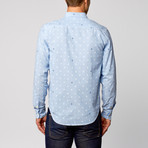 Anchor Print Shirt // Blue (M)