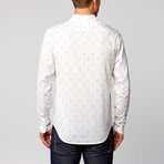 Barque // Anchor Jacquard Shirt // White (S)