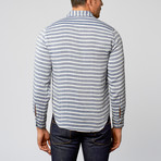 Barque // Sailor Shirt // Navy Stripe (XL)