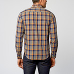 Heather Plaid Shirt // Navy (L)