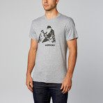 Knife Black T-Shirt // Grey (L)