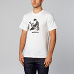 Knife Black T-Shirt // White (L)