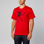 Flower Thrower T-Shirt // Red (M)