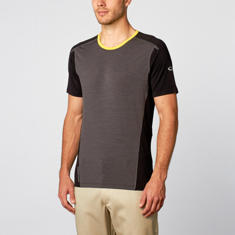 Strike Short Sleeve Crew // Monsoon + Black + Fuse (S)