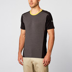 Strike Short Sleeve Crew // Monsoon + Black + Fuse (L)