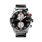 Oliver Hemming Grand Sport Chronograph Quartz // WTC17S81BWCD // New