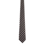 Silk Tie // Black + Silver