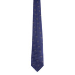 Silk Tie // Blue + Grey