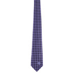 Bacchus Diamond Silk Tie // Purple