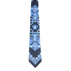 Moses Silk Tie // Blue