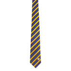 Silk Tie // Blue + Yellow