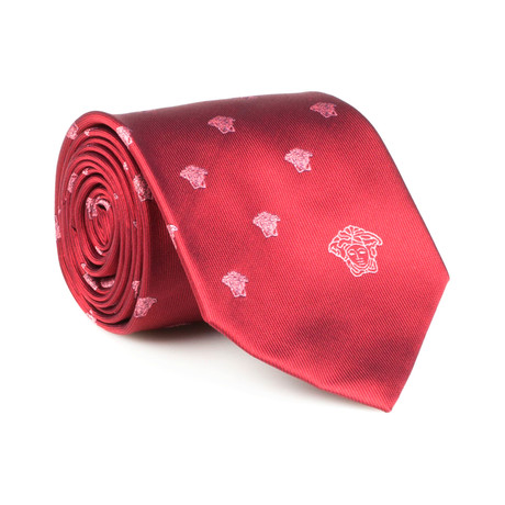 Niles Solid Tie // Red